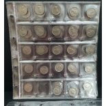 Collectable Coins 80 British Six Pence (6d) Shilling & 5p Coins George VI to Elizabeth II