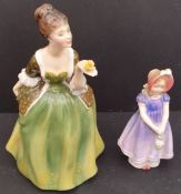 Collectable Pair Royal Doulton Lady Figures