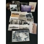 Parcel of Assorted Vintage Photographs Includes Aircraft & Ships