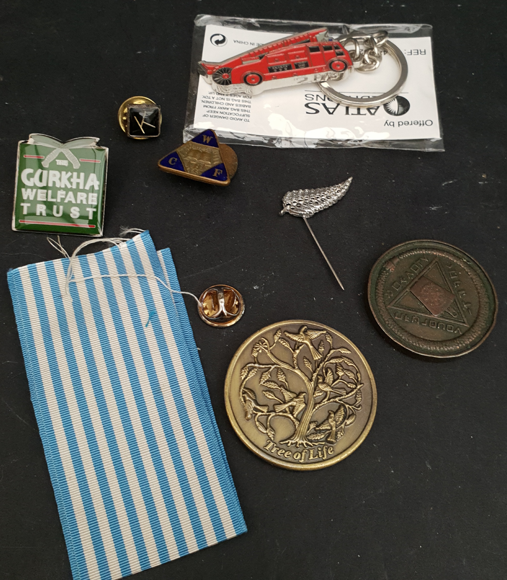 Parcel of Collectables Includes Military & Masonic Badges & Medals