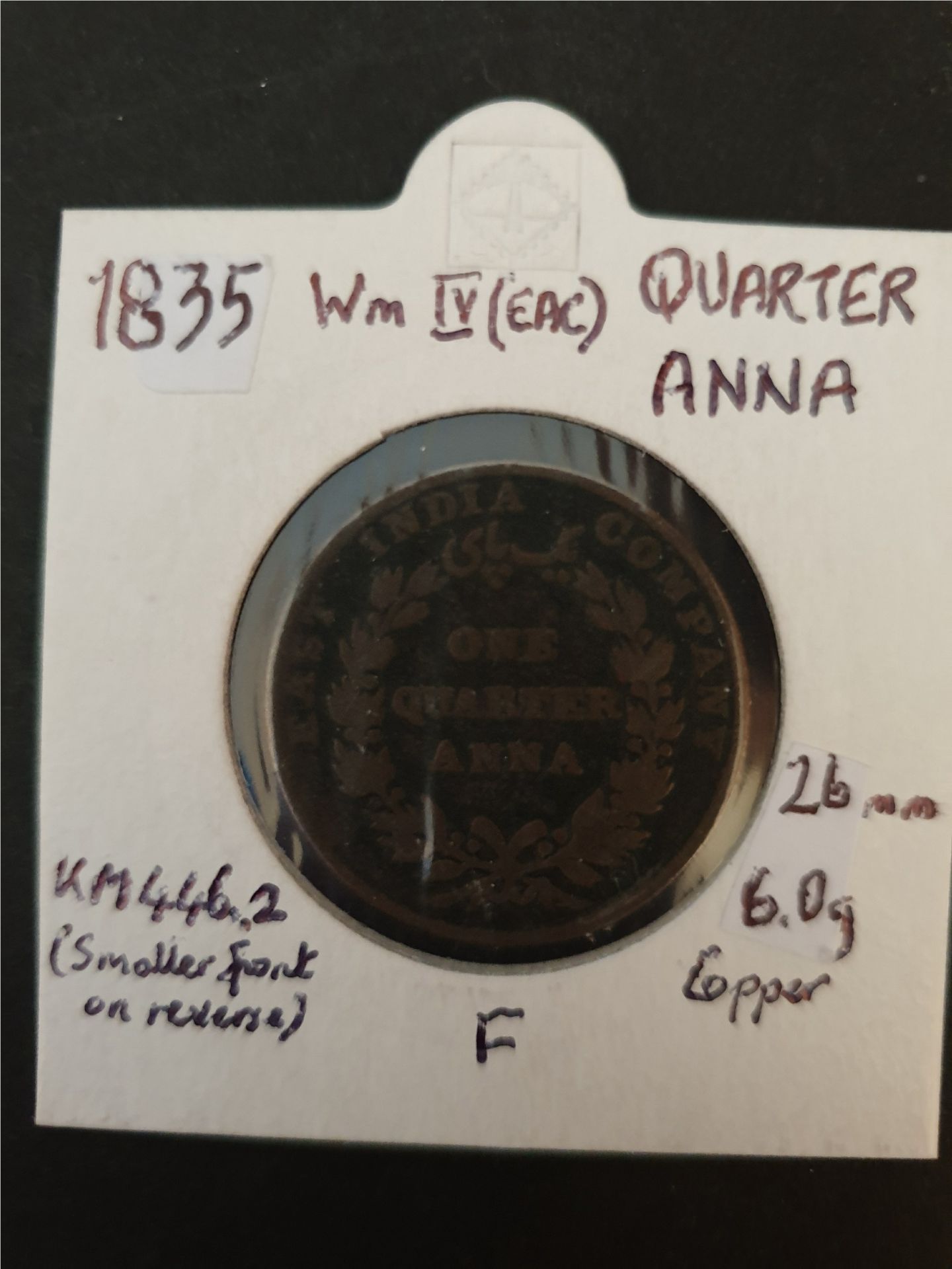 3 Collectable Coins Roman Queen Anne & Indian - Image 3 of 3