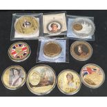 Collectable Coins 10 in Total military & Royalty