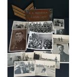 Vintage WWII Military Photographs and Items Includes Eisenhower in Reims