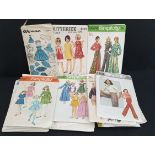 Vintage Sewing Patterns 15 in Total