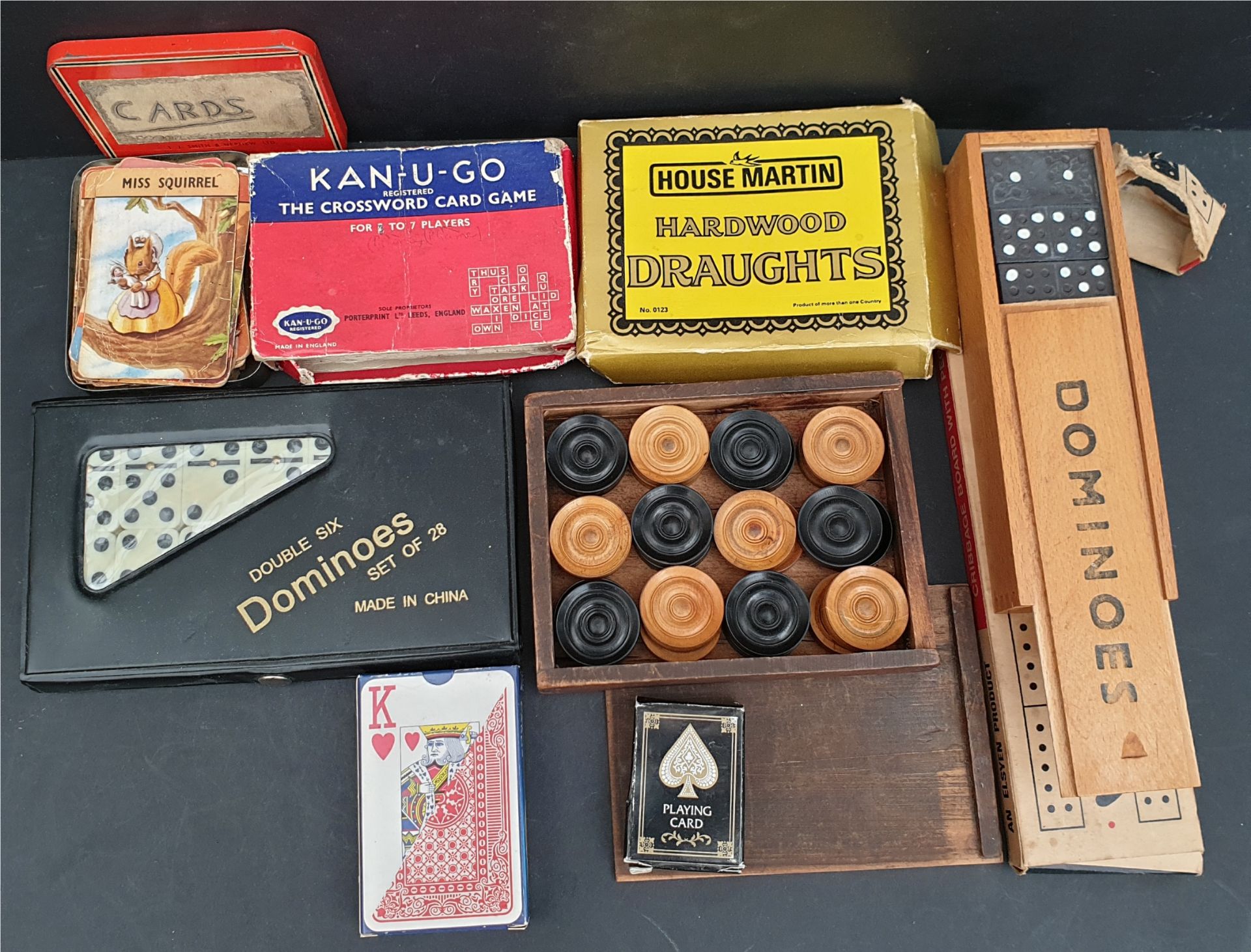 Vintage Playing Cards & Dominoes Games