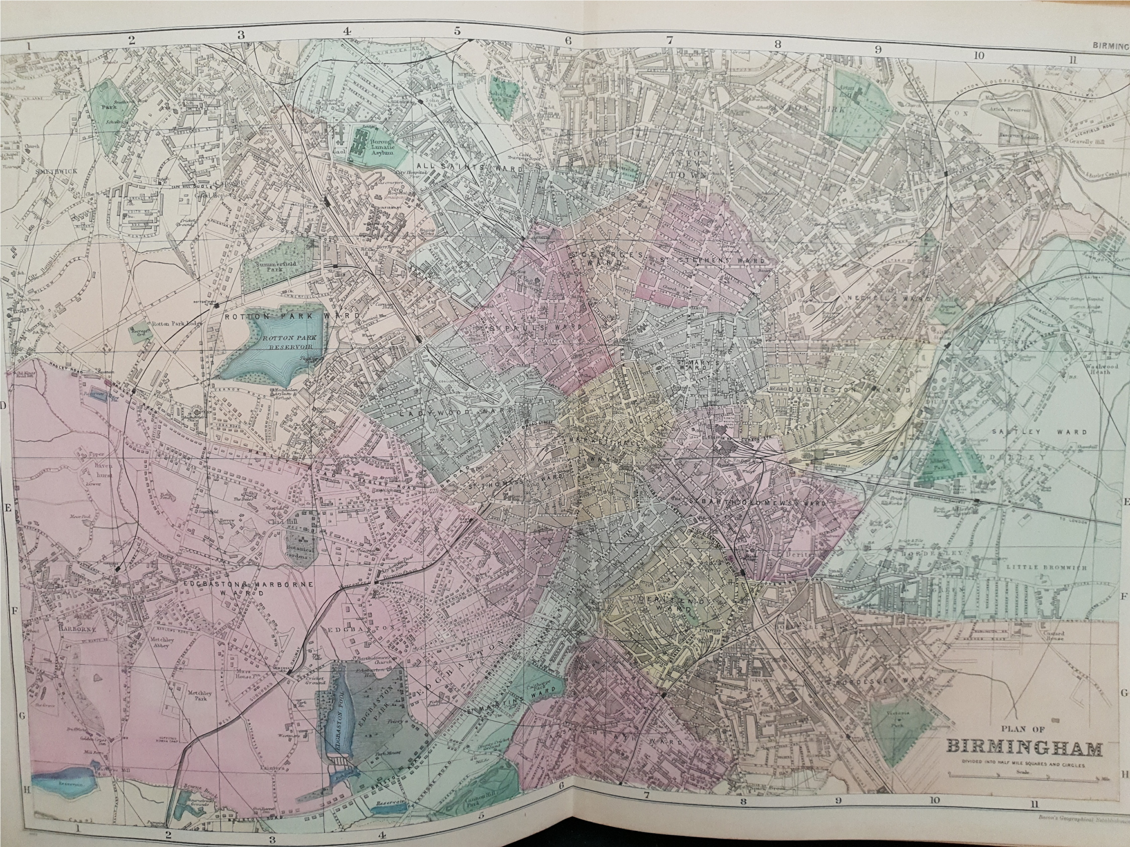 Antiques 1899 Book Atlas Of The British Isles G W Bacon & Co. - Image 10 of 15