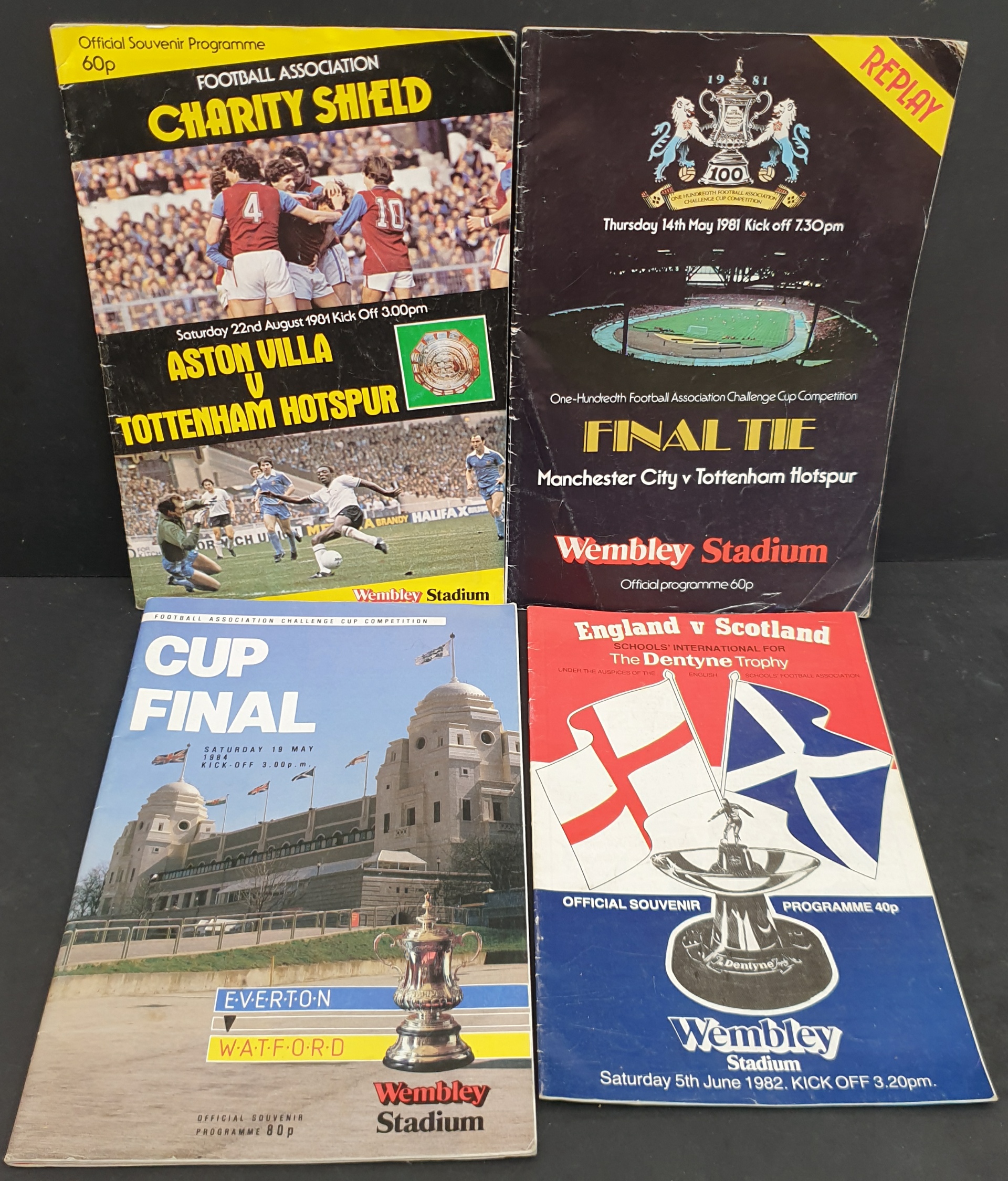 Collectable football Magazines cup Finals & School Boy Internationals
