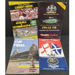 Collectable football Magazines cup Finals & School Boy Internationals