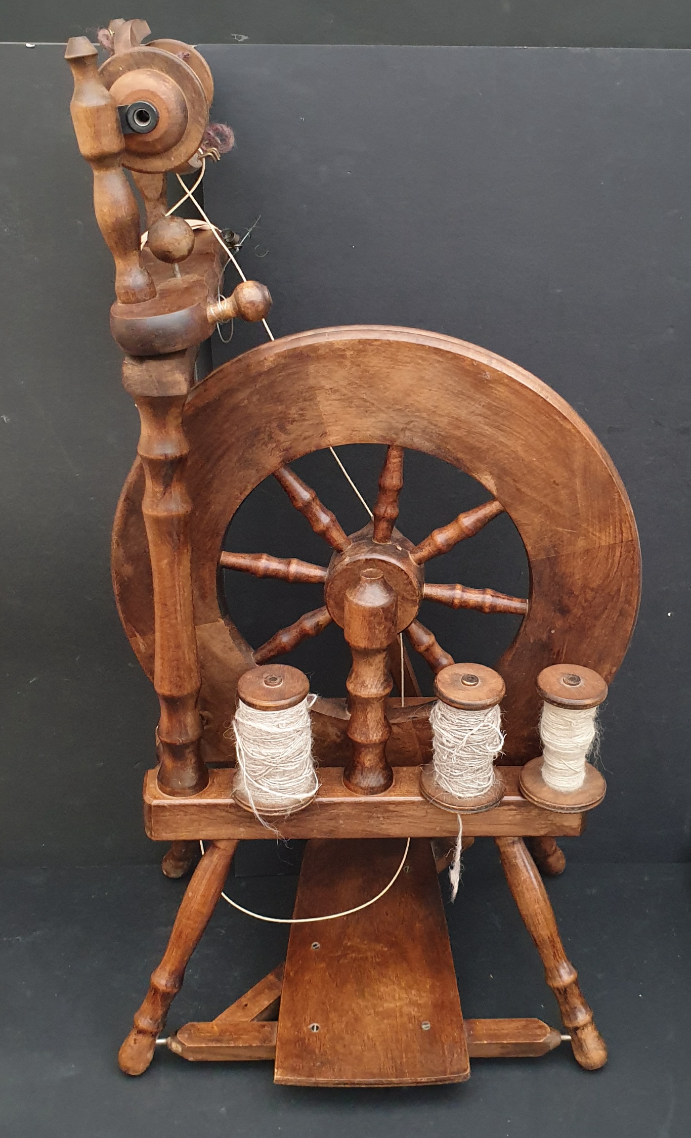 Vintage Large Ashford Spinning Wheel