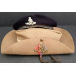 Military WWII Royal Artillery Slouch Hat 1942 & One Other