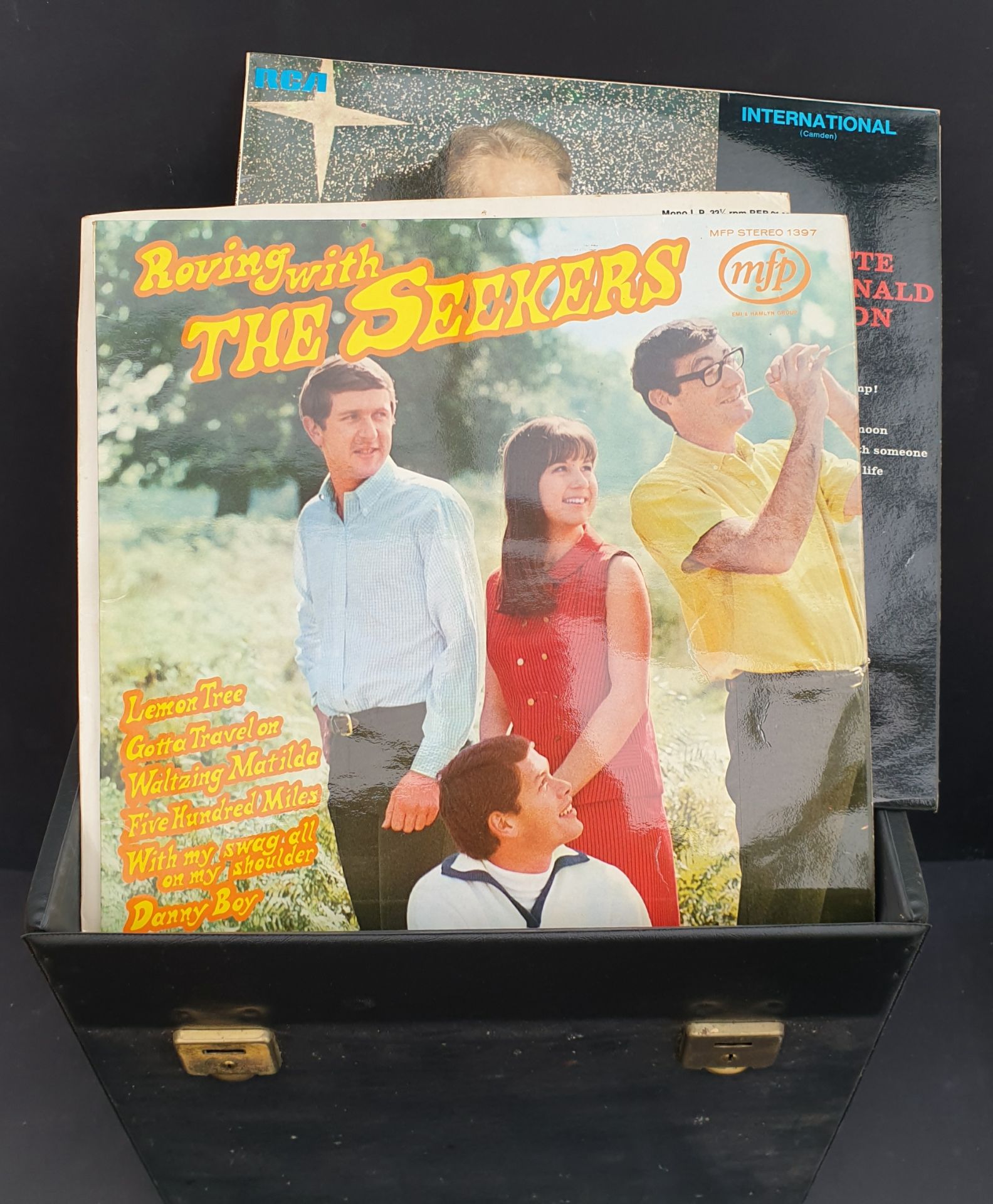 Black Record Case Containing 40 LP's Easy Listening - Image 2 of 2