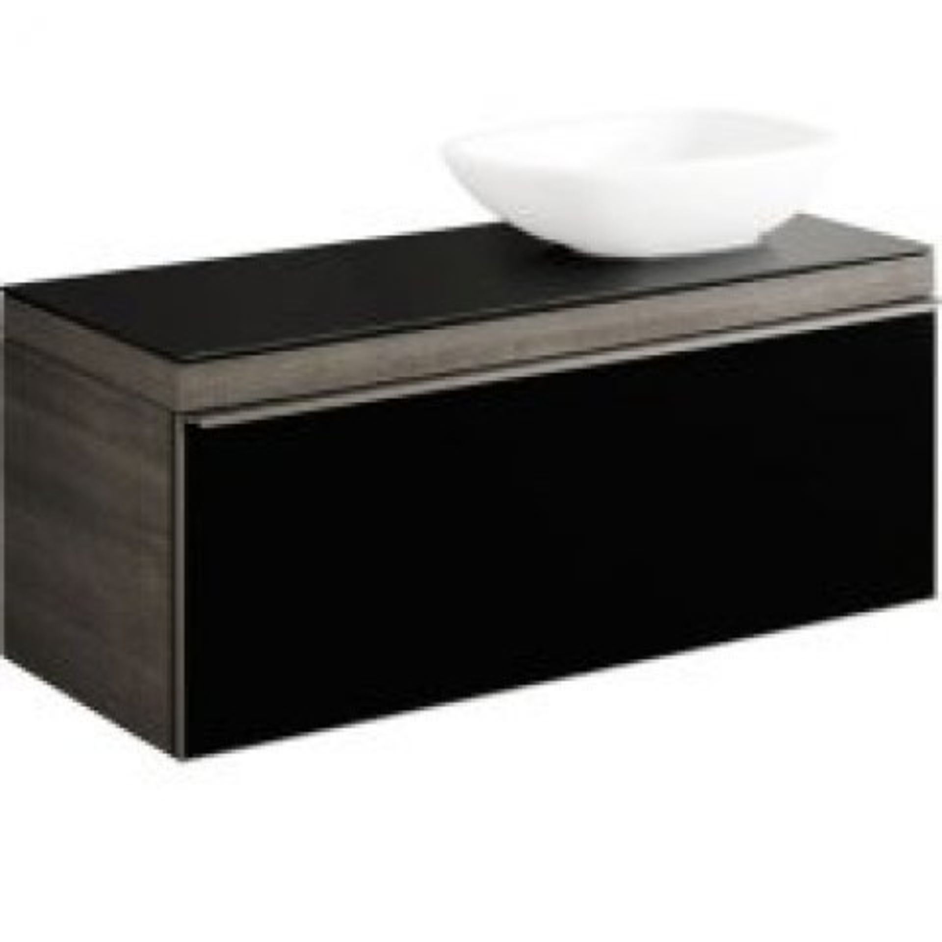 (KN2) Keramg Gerbit 1180mm Citterio Grey/Brown Vanity Unit. RRP £2,468.99. Comes complete wit...