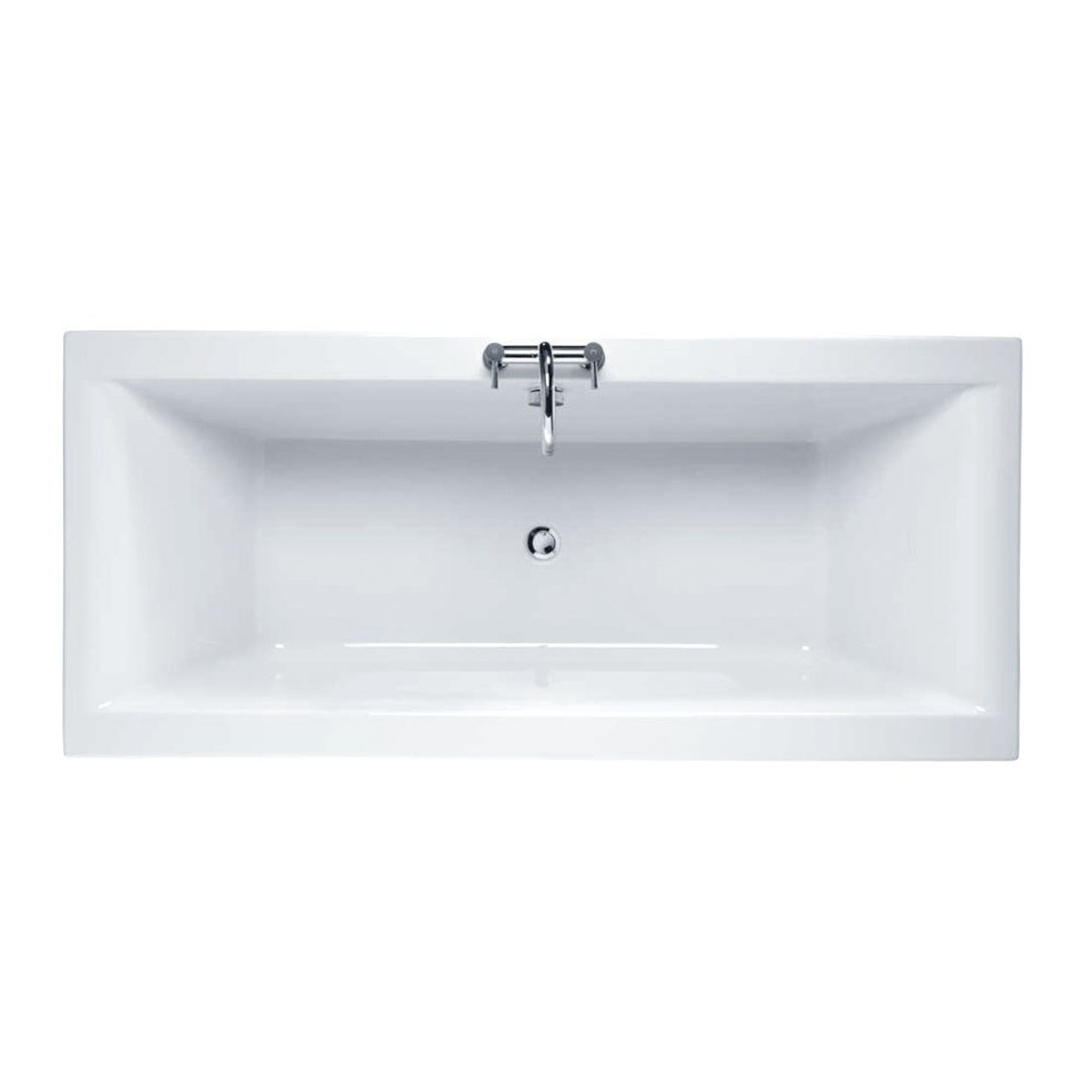 Twyford INDULGENCE 1700x750mm Rectangular Bath. White. RRP £928.99.Comes complete with side p... - Image 2 of 2