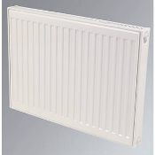 (RR135) 600x400mm Single-Panel Single Convector Radiator White. Horizontal. Suitable for(RR135)