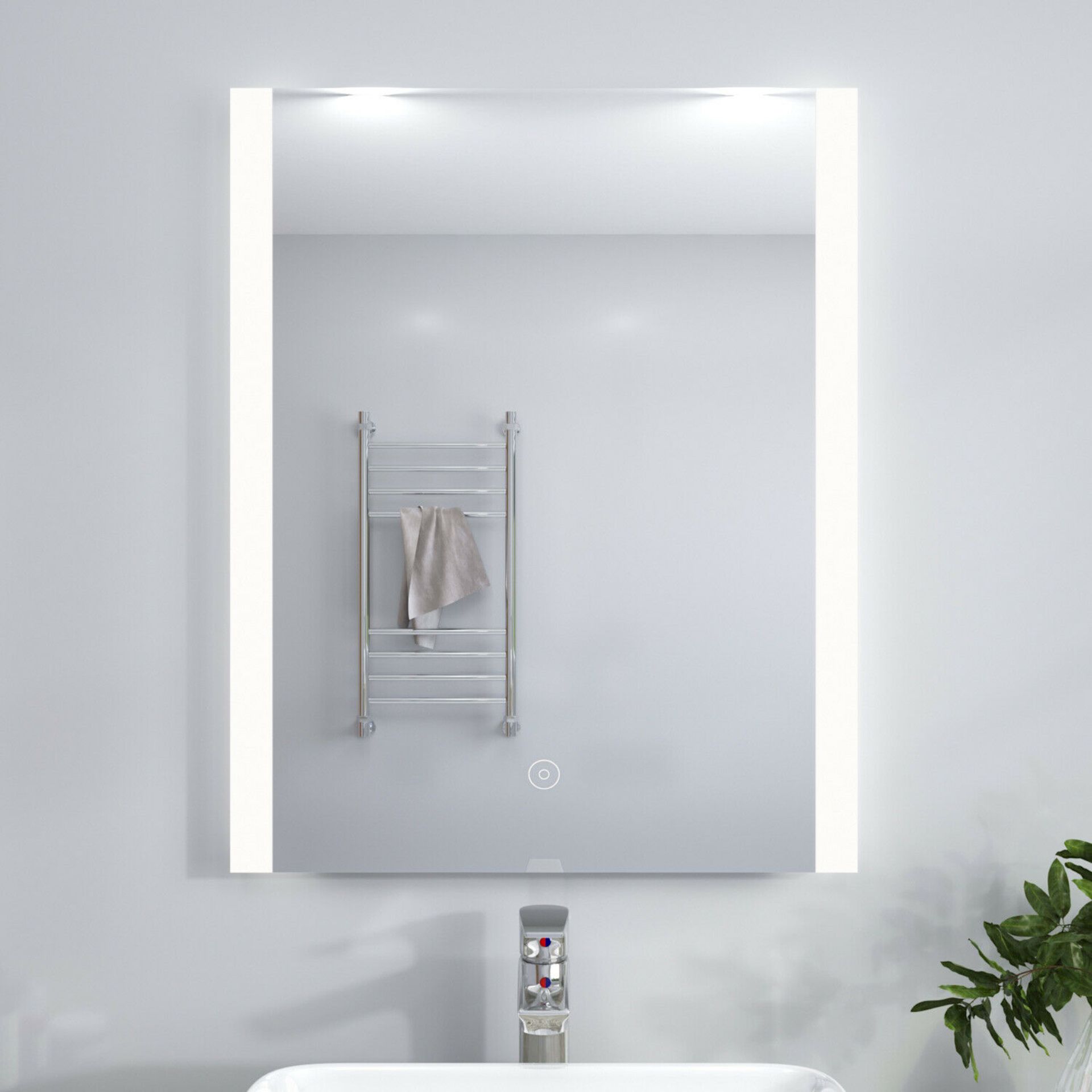 (KN82) 600x800mm Cosmic LED Illuminated Bathroom Mirror. We love this mirror as it provides a w... - Image 2 of 3
