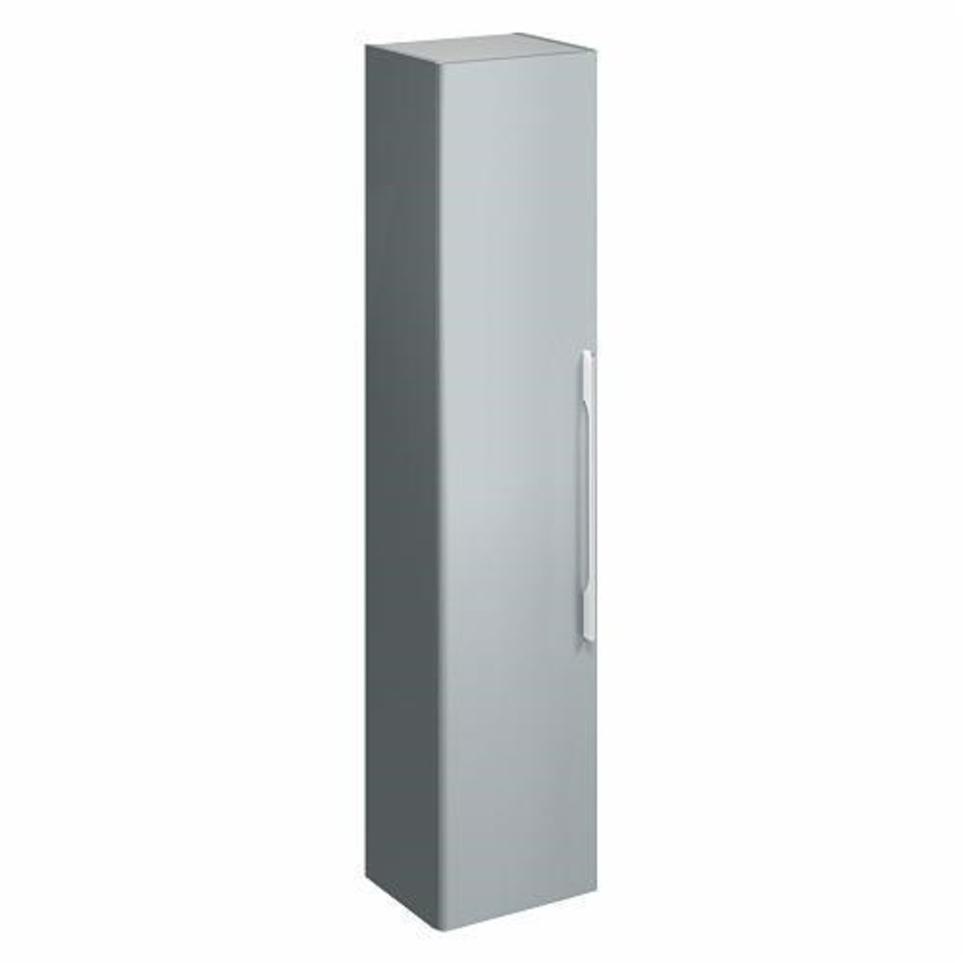 (CK58) Twyfords 1800mm Grey Tall Storage Unit. RRP £864.99.One door with soft closing mechani...