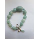 Chrysoprase Bead Bracelet