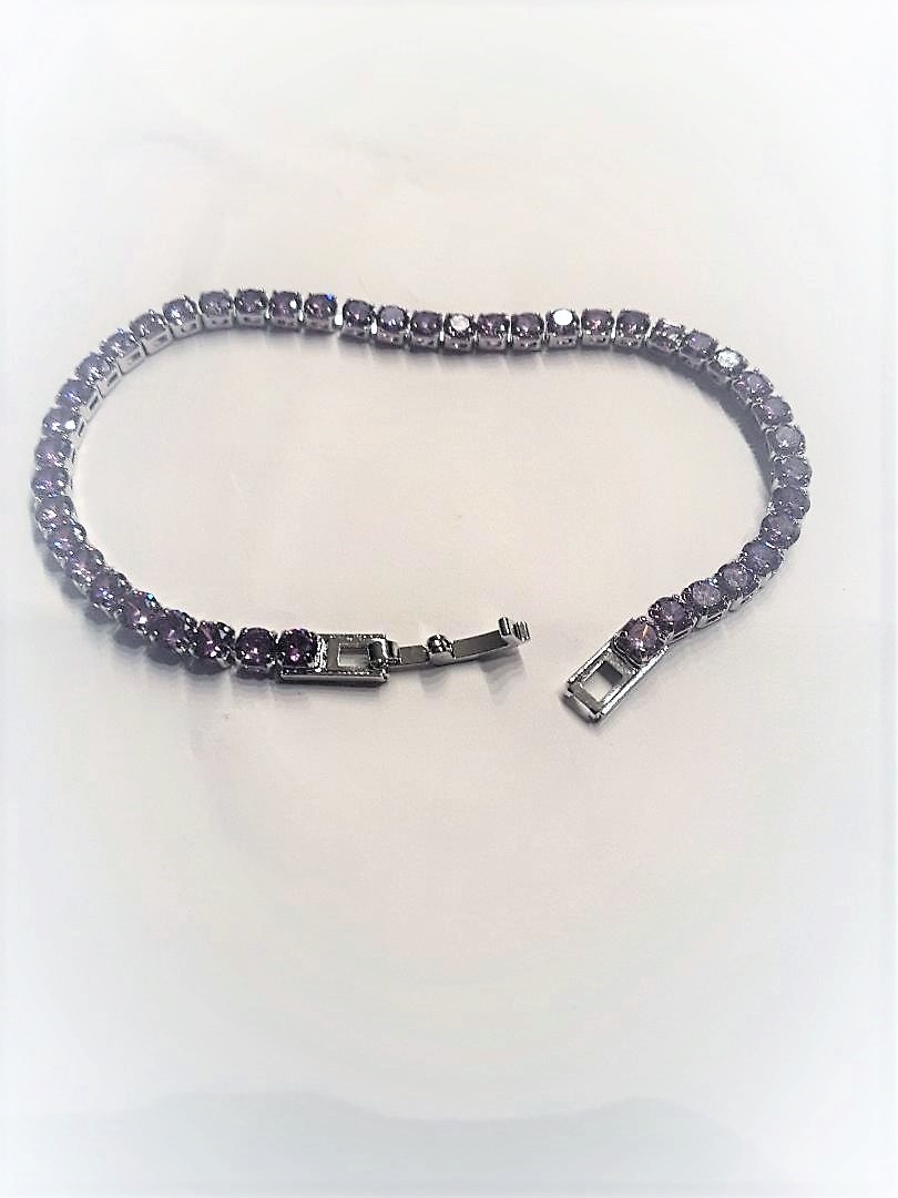 Amethyst Tennis Bracelet - Image 4 of 4