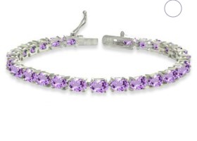 Amethyst Tennis Bracelet