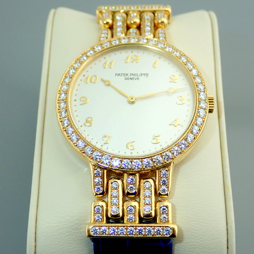 Patek Philippe 18K Calatrava Diamond - Image 4 of 14