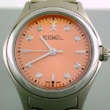 Ebel Wave Diamond Salmon Dial, 03.1.14.1032