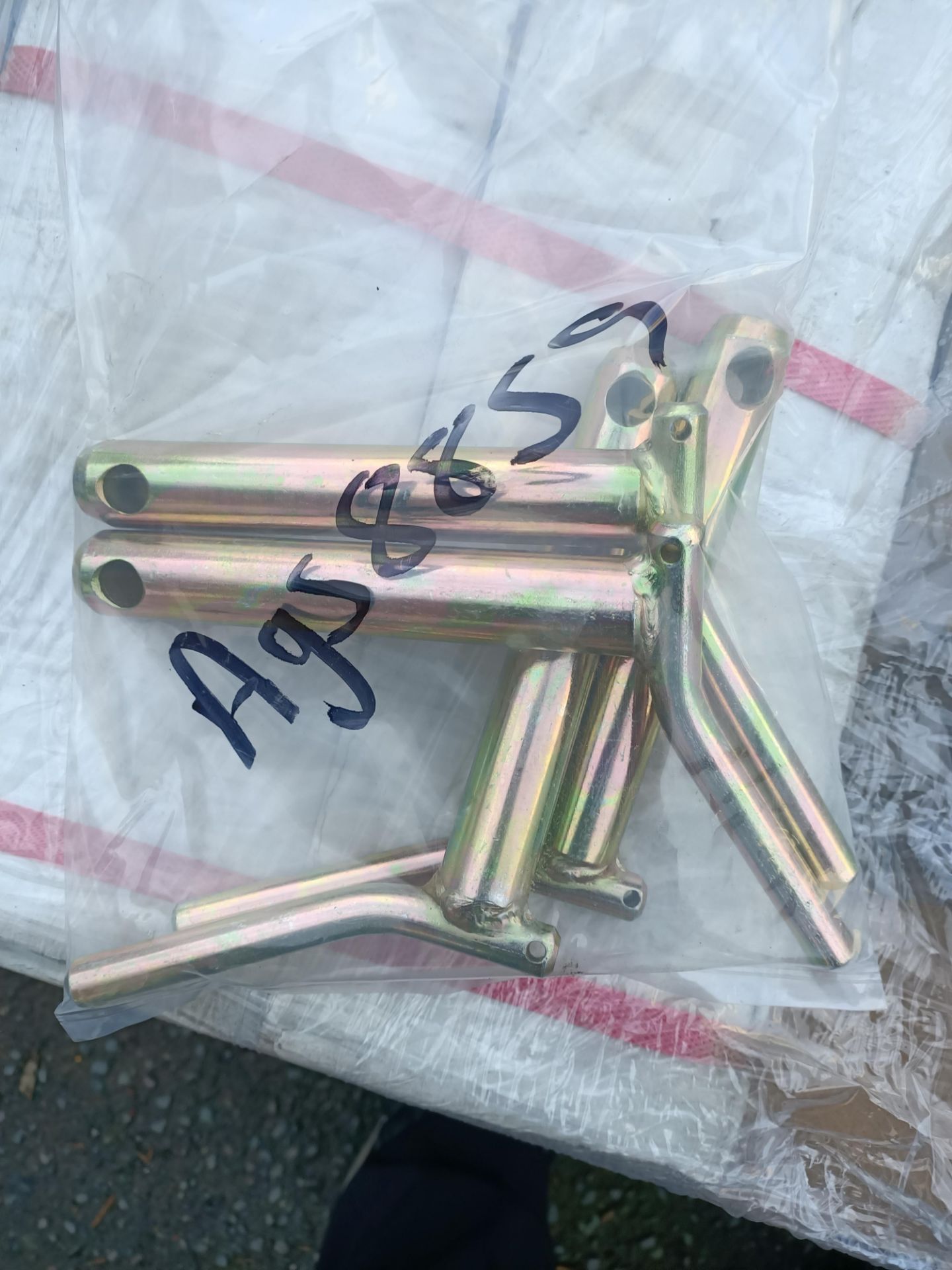 4 X 22Mm Double Shear Lower Link Pin With Welded Handle (Cat 1) (Ags8859)