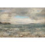 William Arthur Lawrie Carrick, 1879-1964. Original Signed Oil. Broadford Bay Isle of Skye