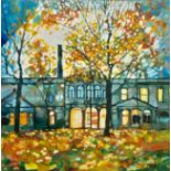 Bryan Evans. Autumn At The Arlington Baths. Signed Watercolour Painting