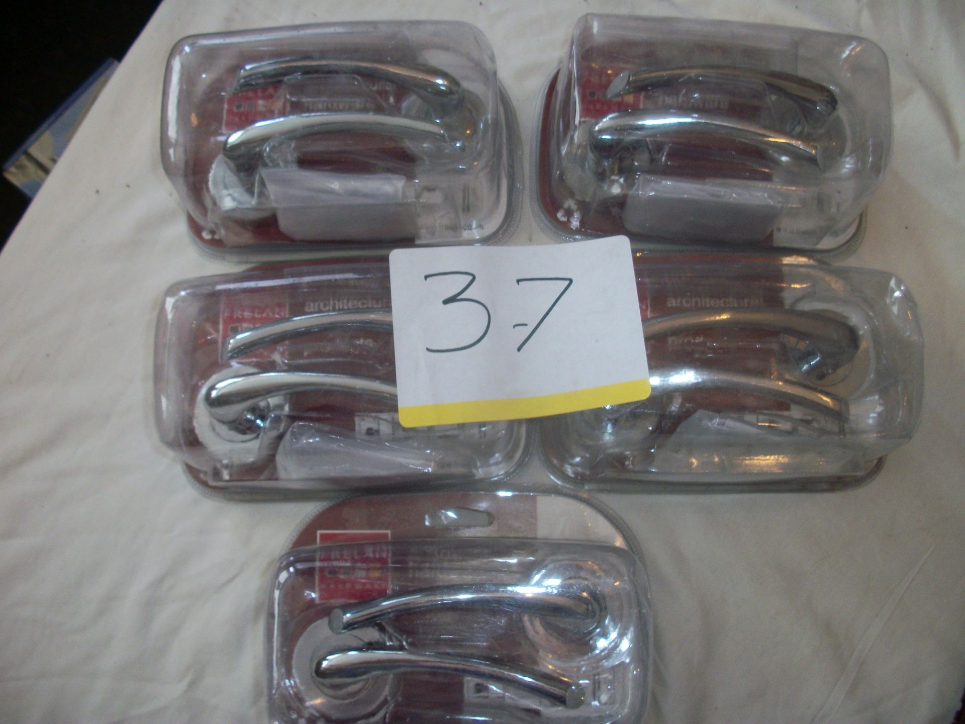 5 x Excellent Chrome Lever on Rose Handles