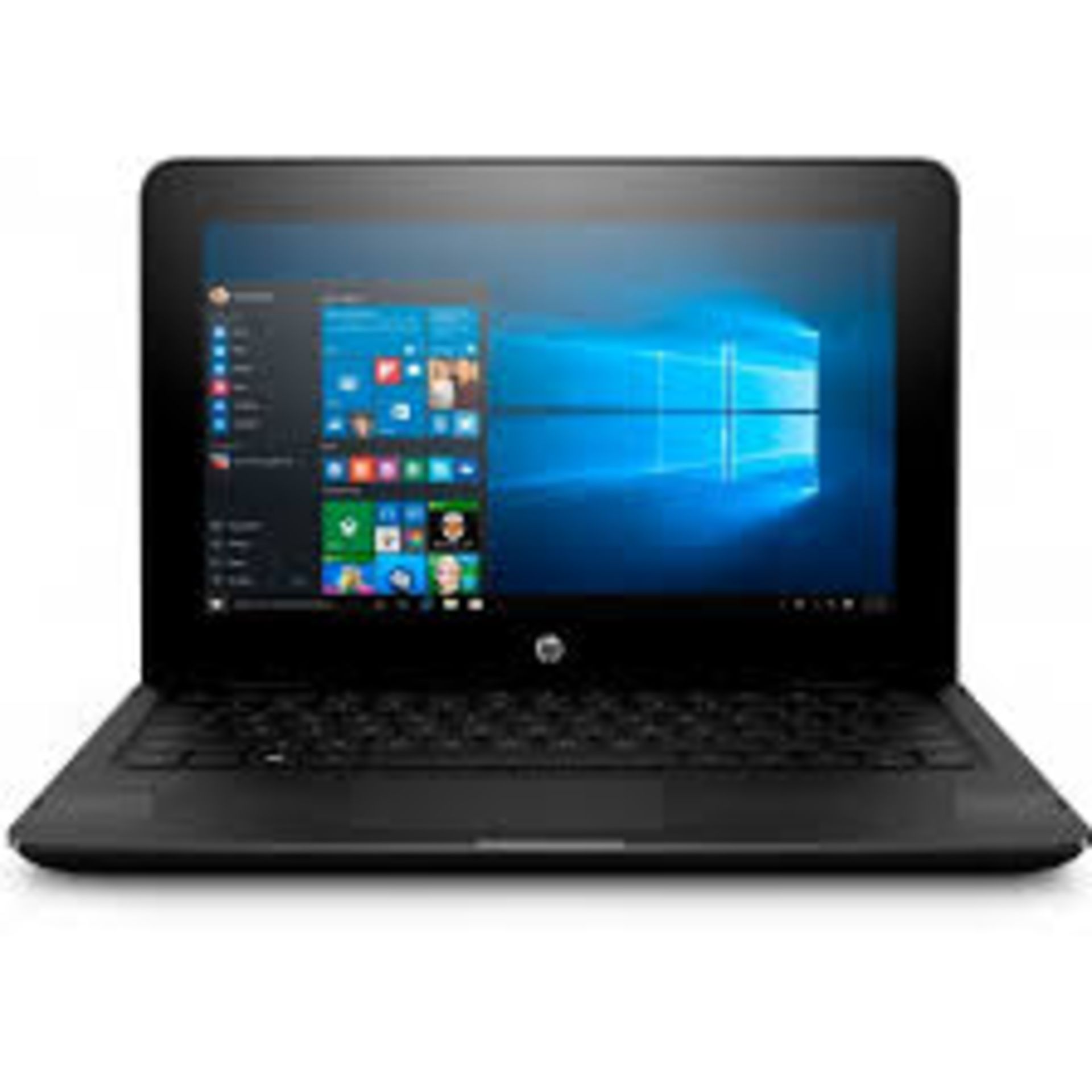 (8) 1 x Grade B - HP Stream x360 11-aa000na 11.6-inch Convertible Laptop (Black) - (Intel Celer...