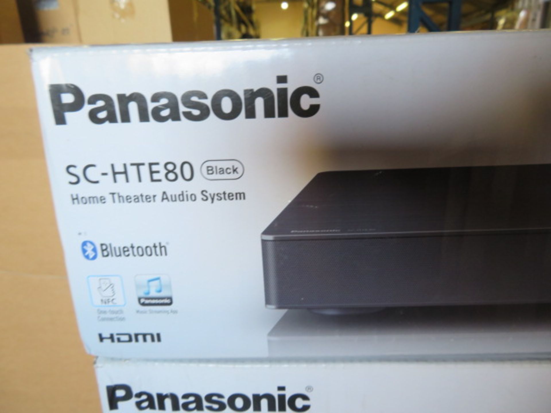 (29) 1 x Grade B - Panasonic SC-HTE80. Home Theater Audio System. Black with Bluetooth, HDMI, O... - Image 2 of 3