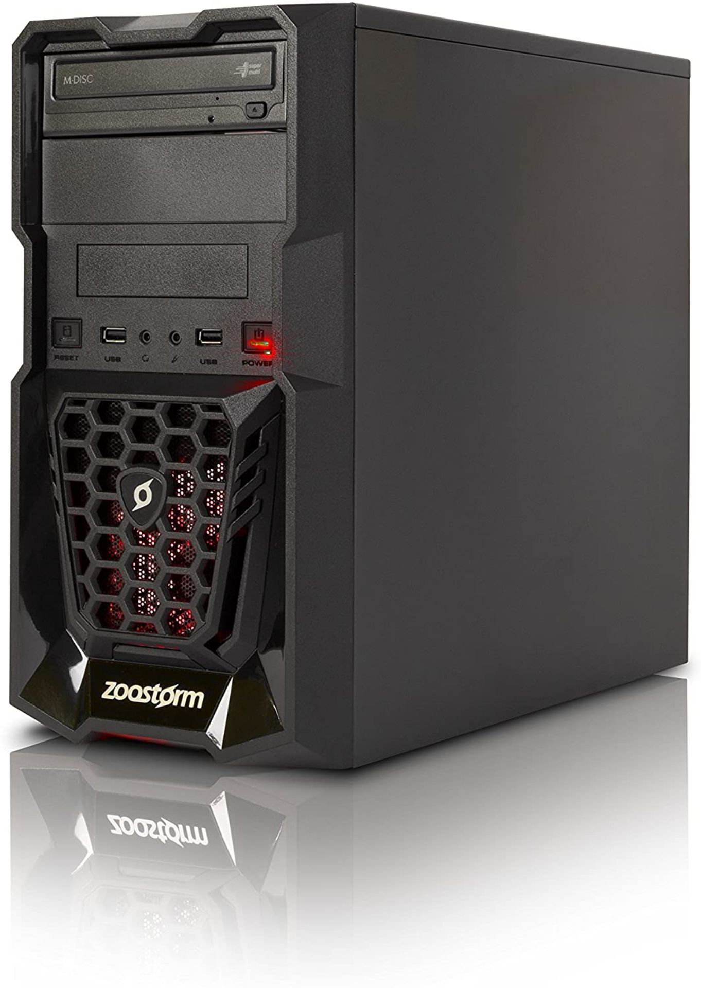 (69) 1 x Grade B - Zoostorm Quest Desktop PC - (Black) (AMD A8 7650K, 8 GB RAM, 1 TB HDD, Radeo... - Image 4 of 5
