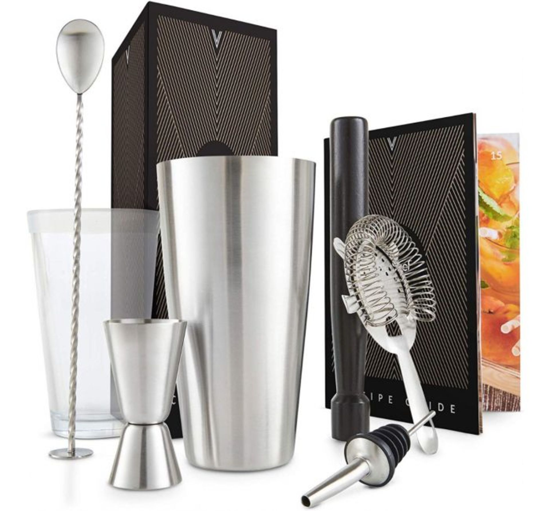 (AP50) Boston Cocktail Set Rustle up cocktails like a seasoned professional - perfect when you... - Image 2 of 4