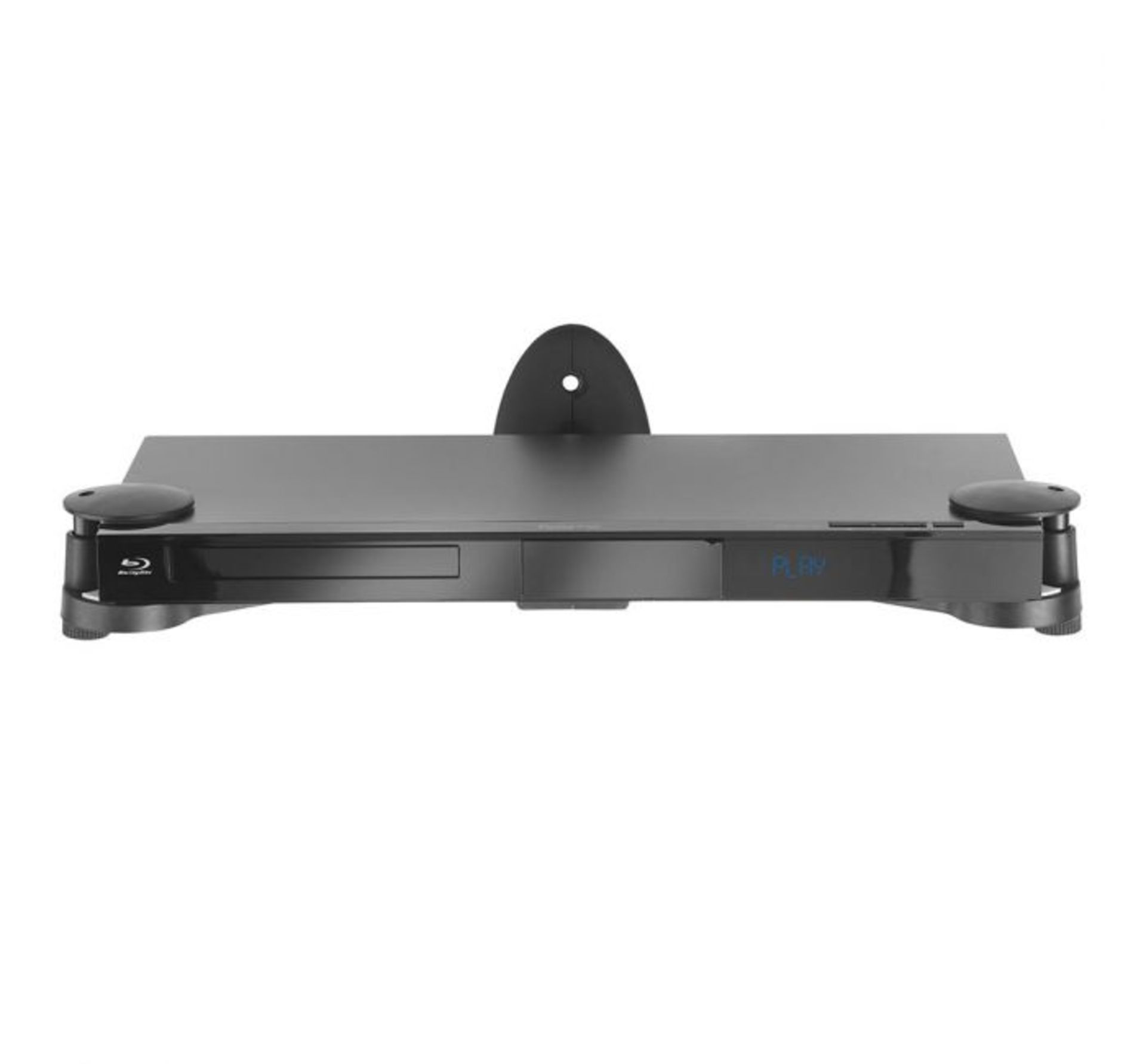 (AP8) Adjustable TV Shelf Bracket Supports and secures your TV accessories and entertainment d...