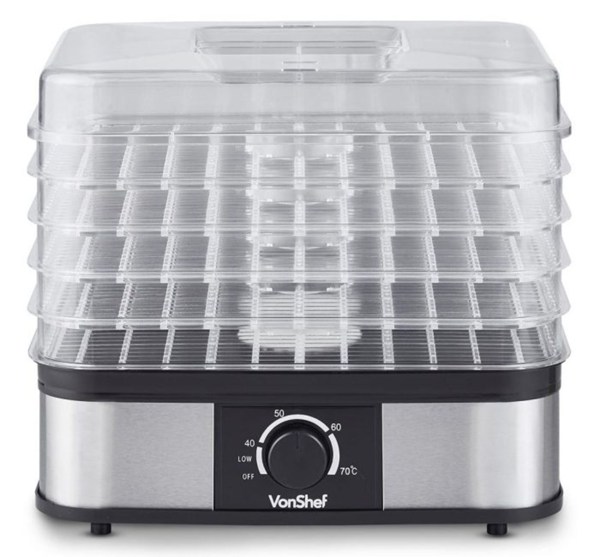 (AP14) 5 Tier Food Dehydrator Ideal for creating beef jerky, banana chips, dried fruits and mo... - Image 3 of 3