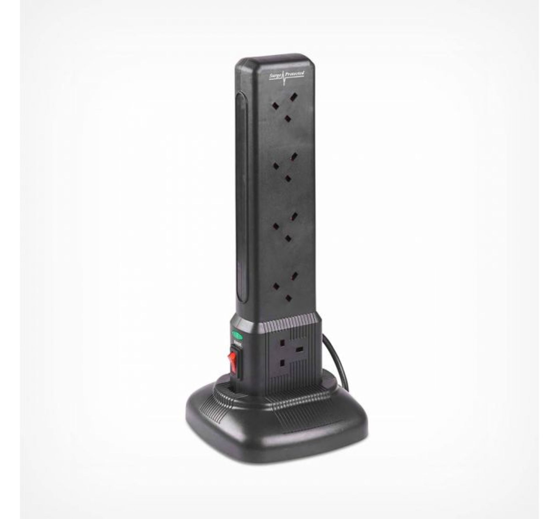 (AP25) 10 Socket Tower & USB 10 gang mini tower with approx. 1.9m of cable Features 2 x 2.4A ... - Image 2 of 3