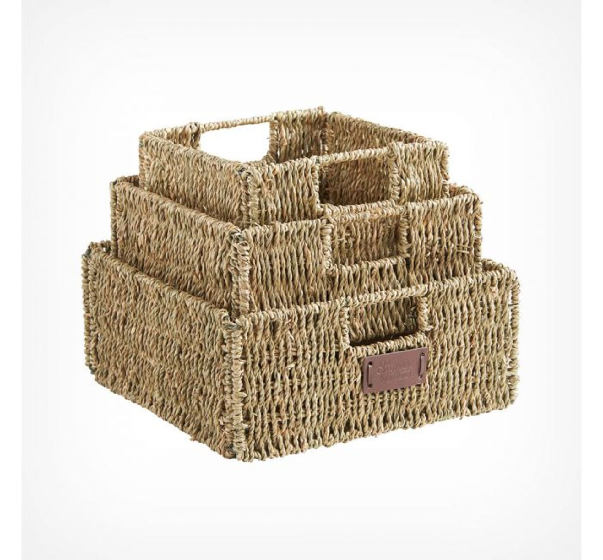 (AP152) Set of 3 Seagrass Baskets Great for storing a range of items including clothing, acces... - Image 2 of 3