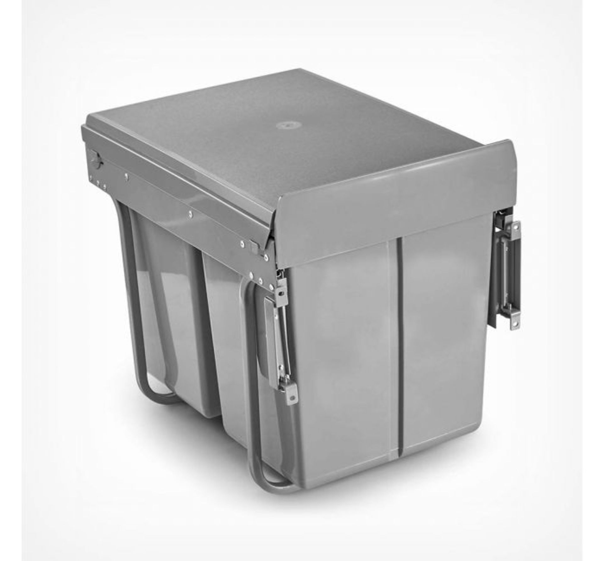 (AP32) 40L Pull-Out Cupboard Bin Easily fits into a cupboard with hardware and instructions in... - Image 2 of 2