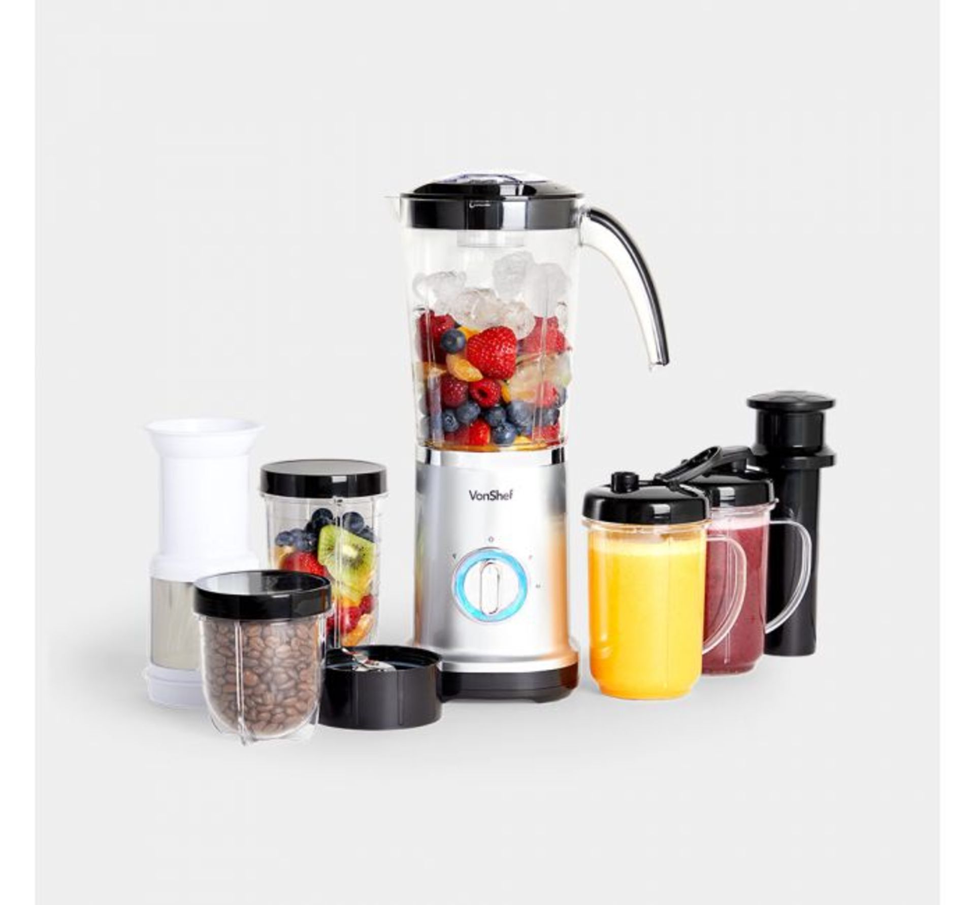 (AP38) 4-in-1 Blender Includes attachments for blending, grinding and juicing, as well as stro... - Image 2 of 3