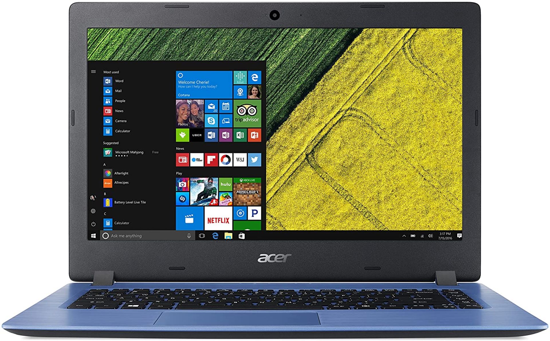 (T9) 1 x GRADE B - Acer NX.GQ9EK.001 Aspire 1 14-Inch Notebook - (Denim blue) (Intel Pentium N4...