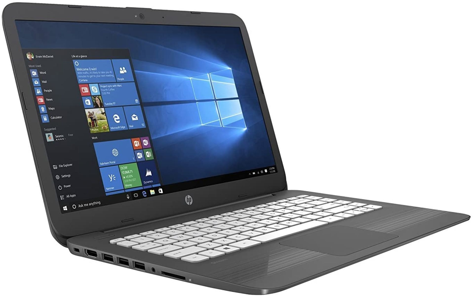 (T12) 1 x GRADE B - HP Stream 14-ax005na 14-inch Laptop Intel Celeron N3060 Processor, 4GB RAM,... - Image 2 of 3