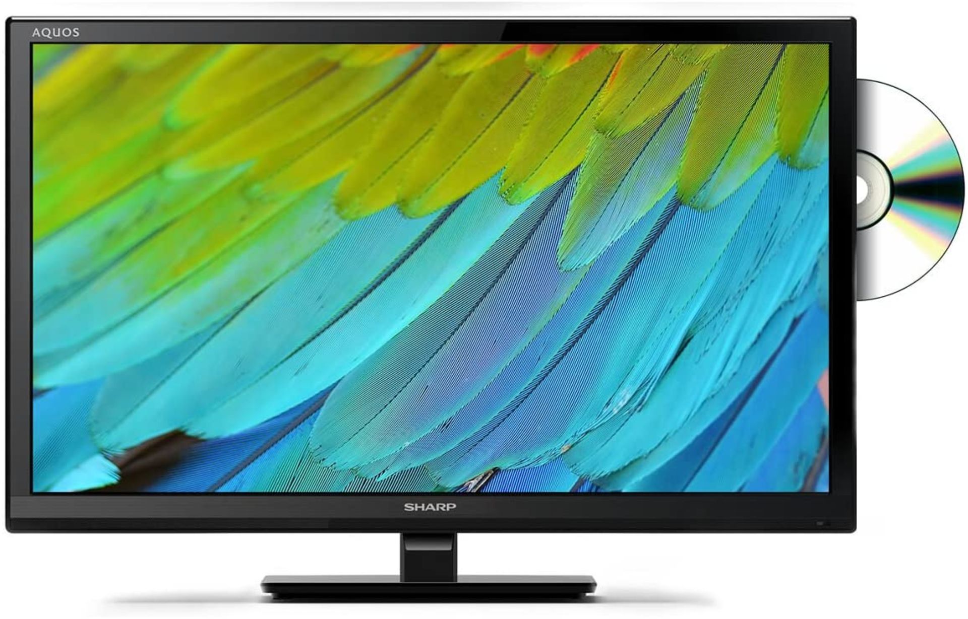 (14) 1 x Grade B - Sharp LC-24DHF4011K 24-Inch HD Ready TV with Freeview and DVD.