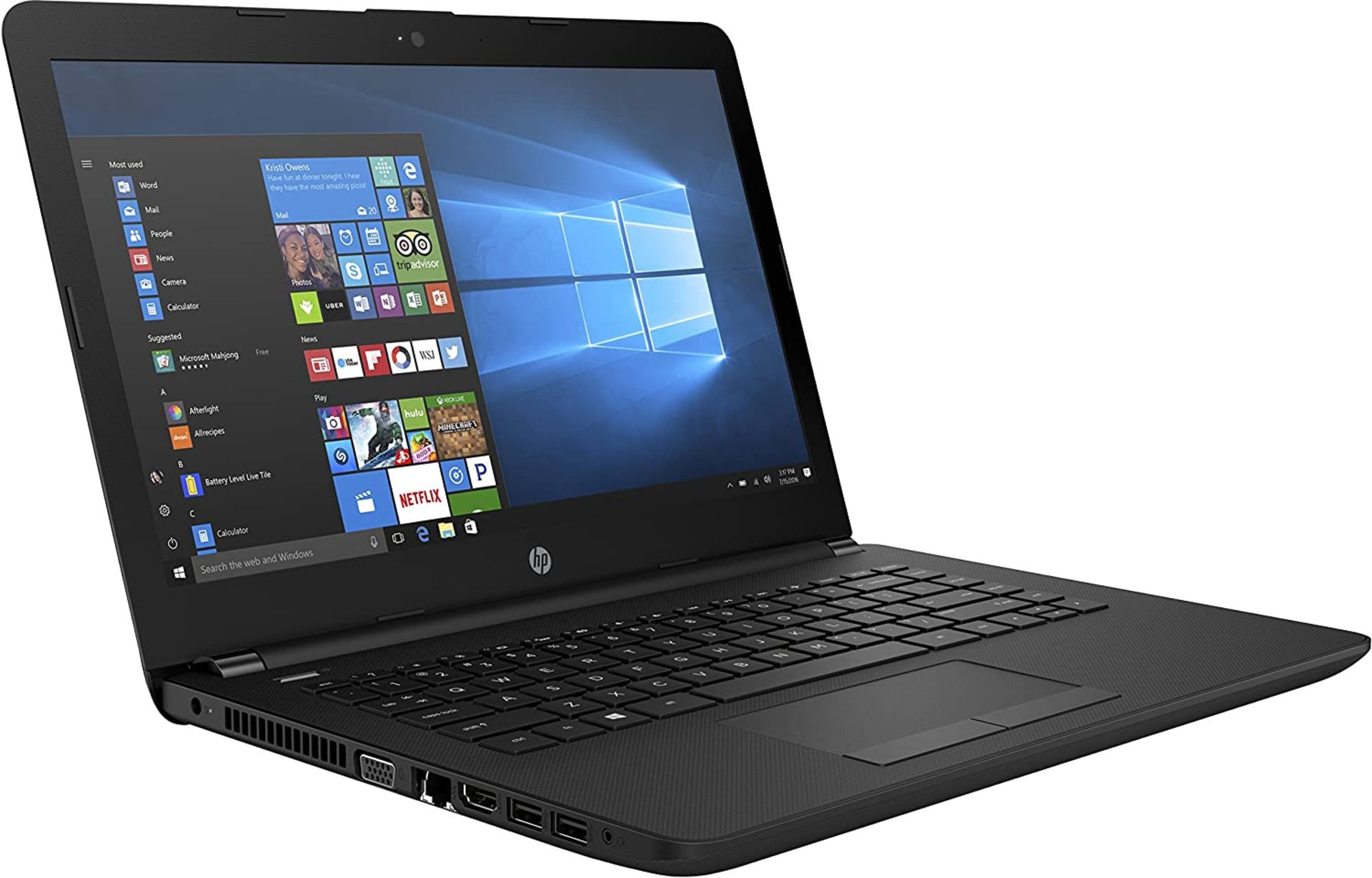 (T2) 1 x GRADE B - HP 14" 14-BW022NA 2WF97EA AMD A4 4GB 1TB Laptop - Black. The HP 14-bw022na N... - Image 2 of 4