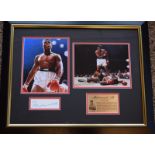 Large Signed Montage Of Muhammed Ali (Cassius Clay) Authenticated