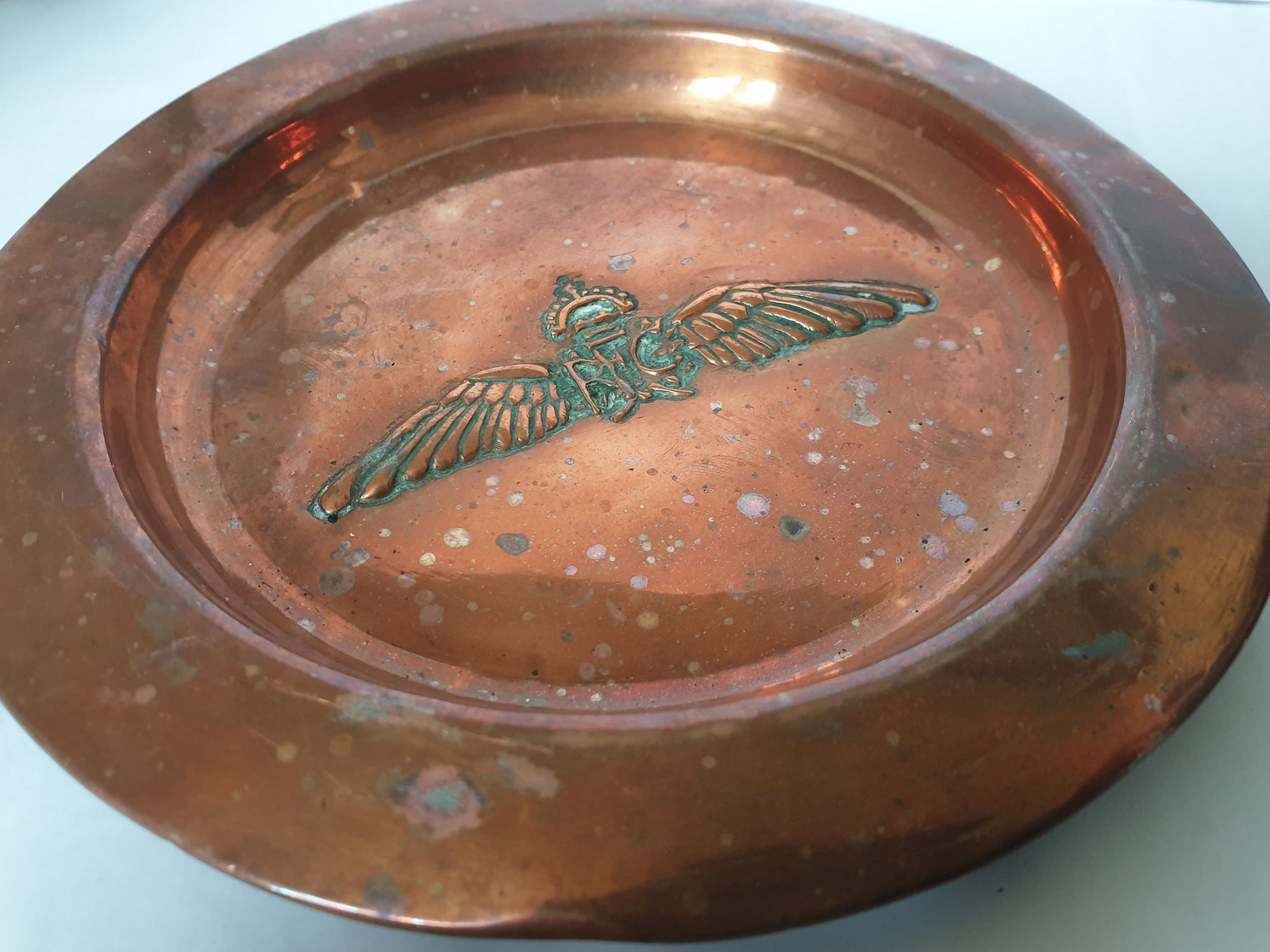 Royal Flying Corps Copper Dish