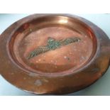 Royal Flying Corps Copper Dish