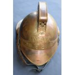 NSW Brass Fireman's Helmet