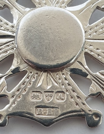 Silver Albert Watch Chain With Maltese Cross Fob - Image 4 of 4