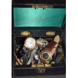 Box Of Watches Both Quartz And Mechanical