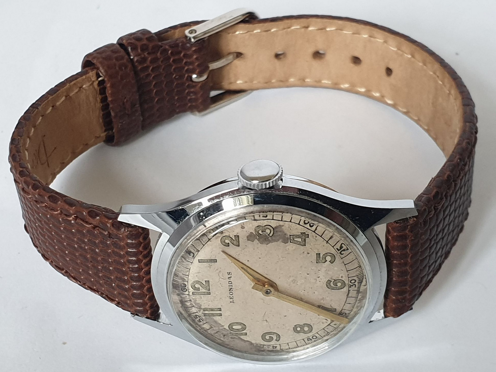 Vintage Leonidas Pre-Heuer) Wristwatch - Image 4 of 4